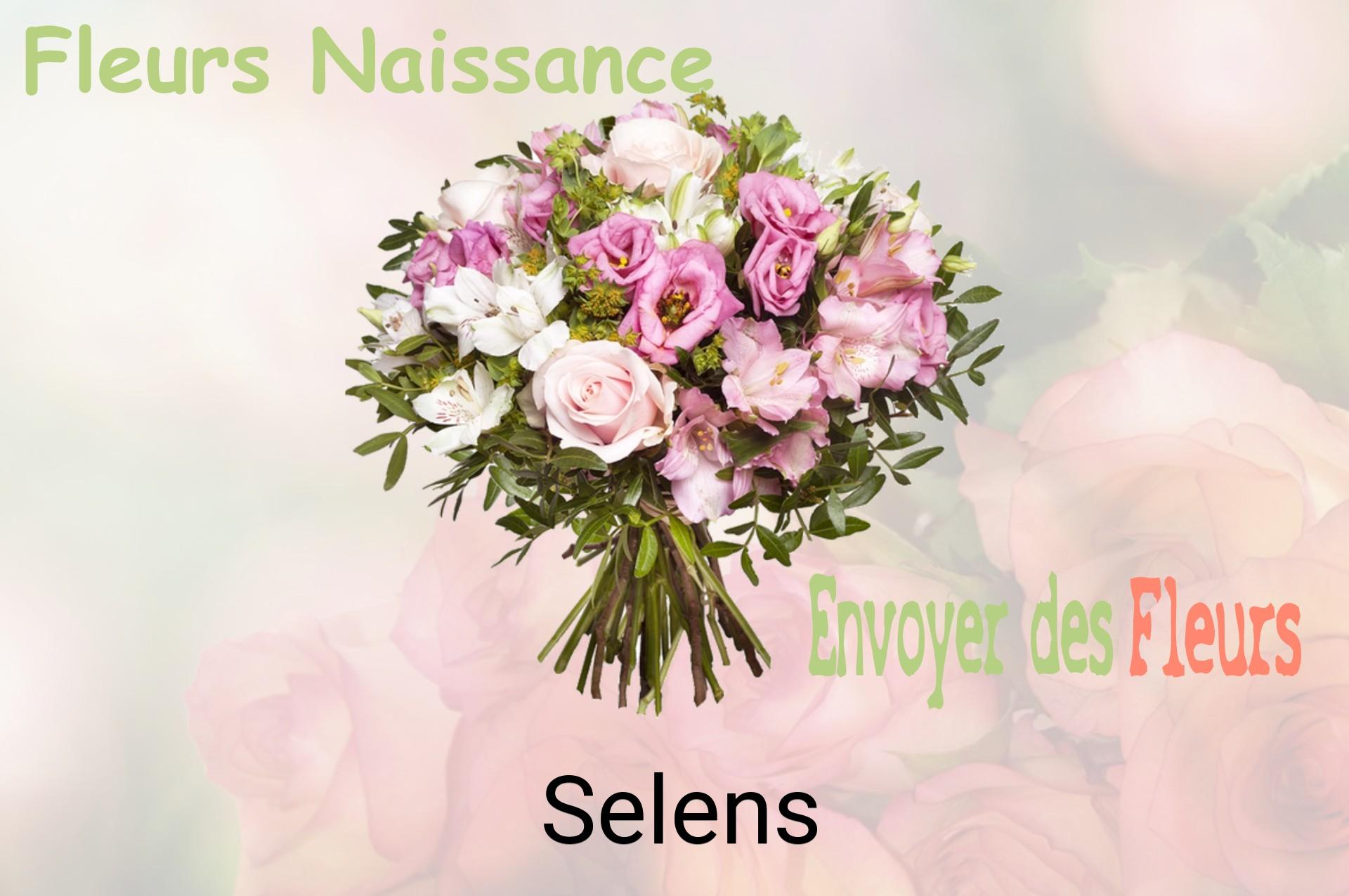 Bouquet de fleurs de naissance livré à Selens